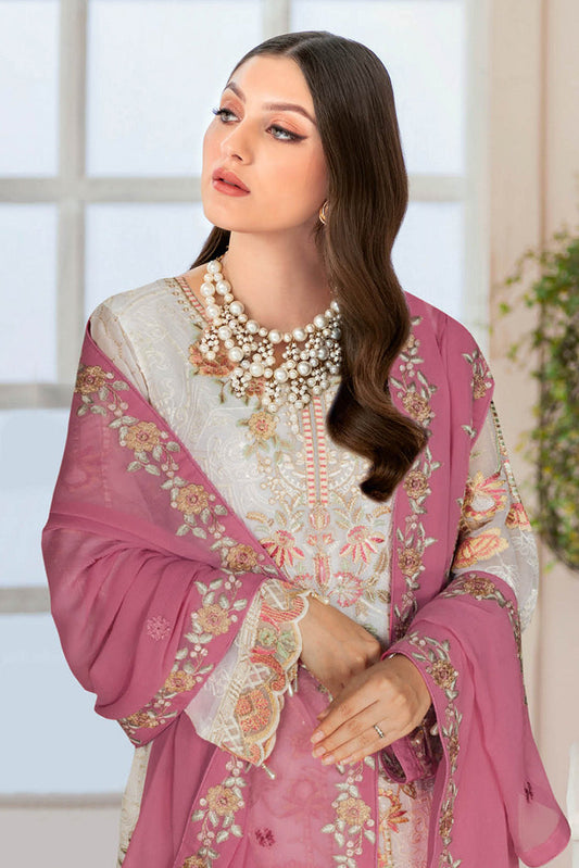 Picture of Ramsha - N 506 Nayab Weightless Chiffon Collection Vol 5 - Available at Raja Sahib