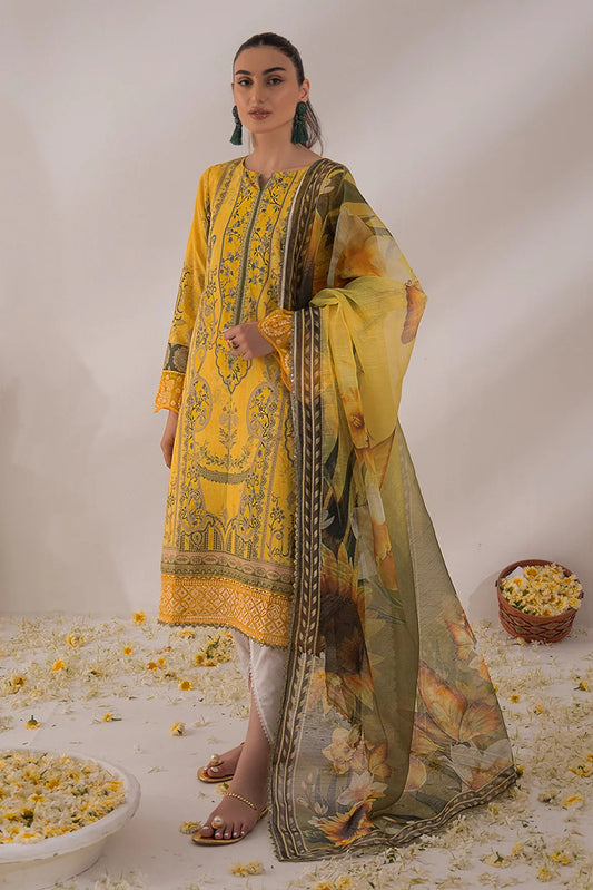 Picture of Raja Sahib - SH 02 DAISY Nur Embroidered Prints Lawn Collection - Available at Raja Sahib