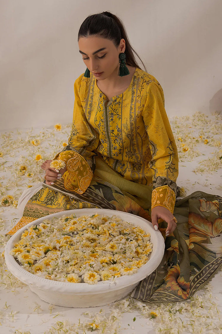 Picture of Raja Sahib - SH 02 DAISY Nur Embroidered Prints Lawn Collection - Available at Raja Sahib