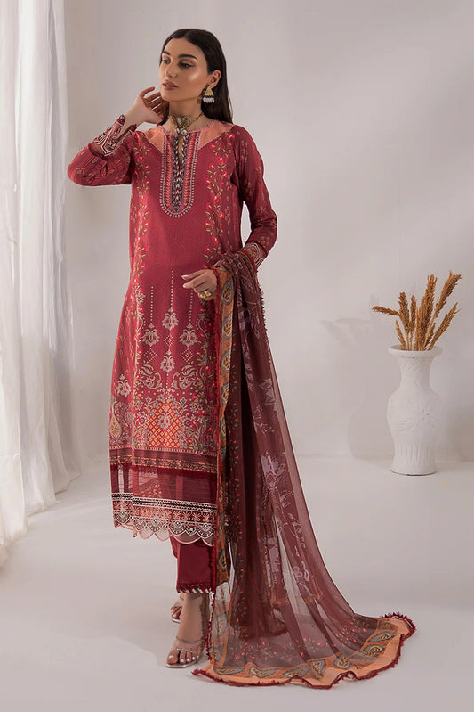 Picture of Raja Sahib - SH 05 DAHLIA Nur Embroidered Prints Lawn Collection - Available at Raja Sahib