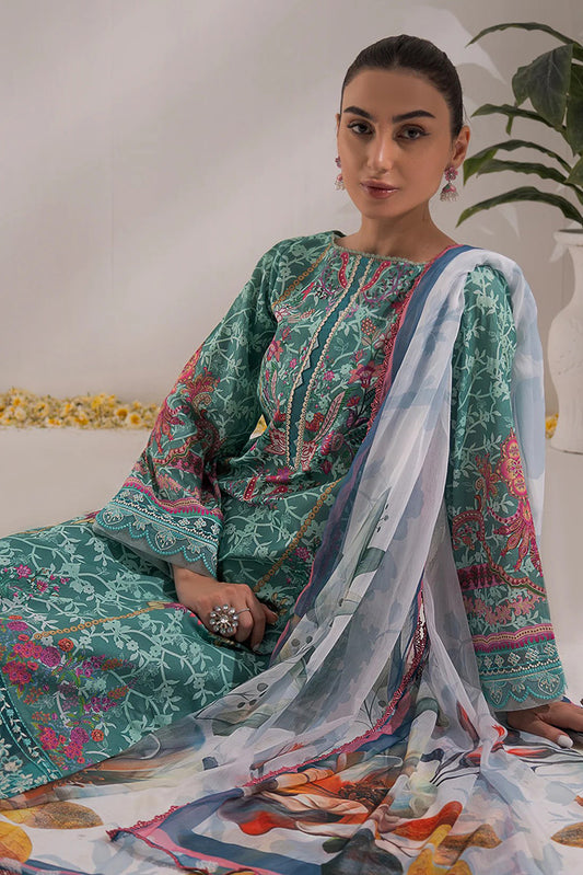 Picture of Raja Sahib - SH 06 GULIA Nur Embroidered Prints Lawn Collection - Available at Raja Sahib