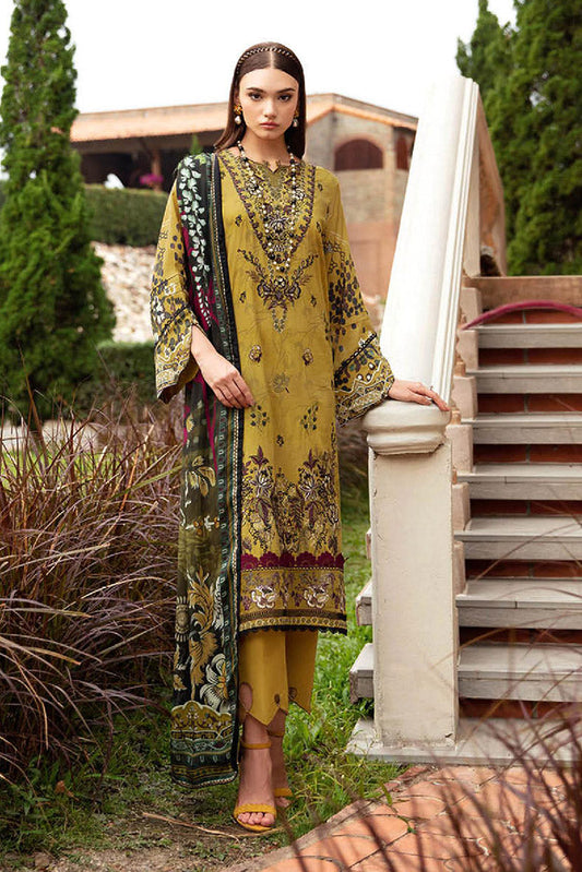 Picture of Ramsha - Y 910 Riwayat Luxury Lawn Collection Vol 9 - Available at Raja Sahib