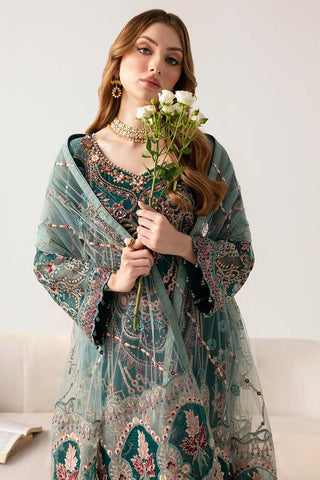 M 1101 Minhal Embroidered Chiffon Collection Vol 11