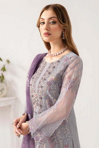 M 1104 Minhal Embroidered Chiffon Collection Vol 11