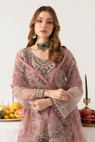M 1110 Minhal Embroidered Chiffon Collection Vol 11