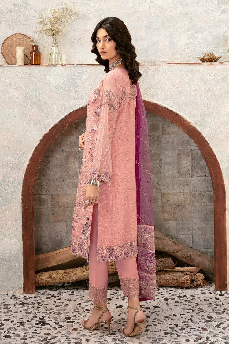 Picture of Ramsha - D 1201 Rangoon Embroidered Chiffon Collection Vol 12 - Available at Raja Sahib