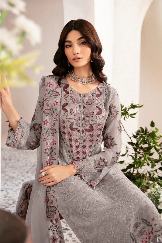 Picture of Ramsha - D 1210 Rangoon Embroidered Chiffon Collection Vol 12 - Available at Raja Sahib