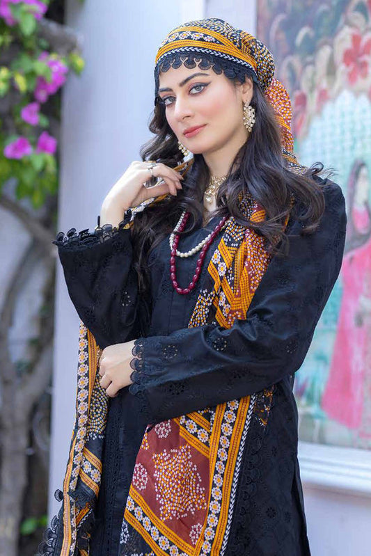 Picture of Banafsheh - BNR 172 Riwayat Khas Luxury Lawn Collection Vol 2 - Available at Raja Sahib