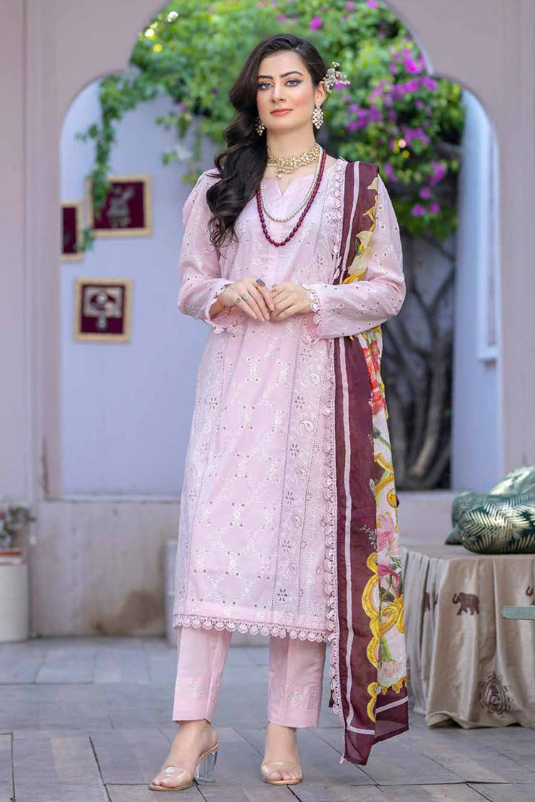 Picture of Banafsheh - BNR 173 Riwayat Khas Luxury Lawn Collection Vol 2 - Available at Raja Sahib