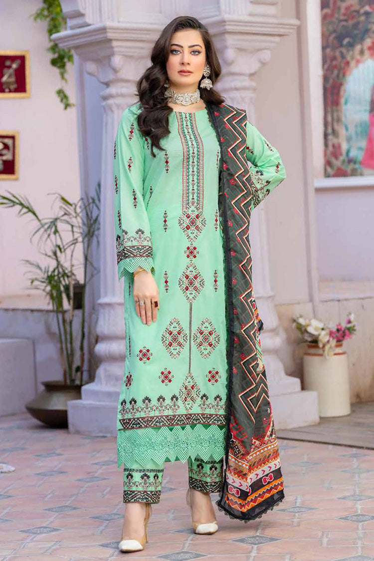 Picture of Banafsheh - BNR 174 Riwayat Khas Luxury Lawn Collection Vol 2 - Available at Raja Sahib