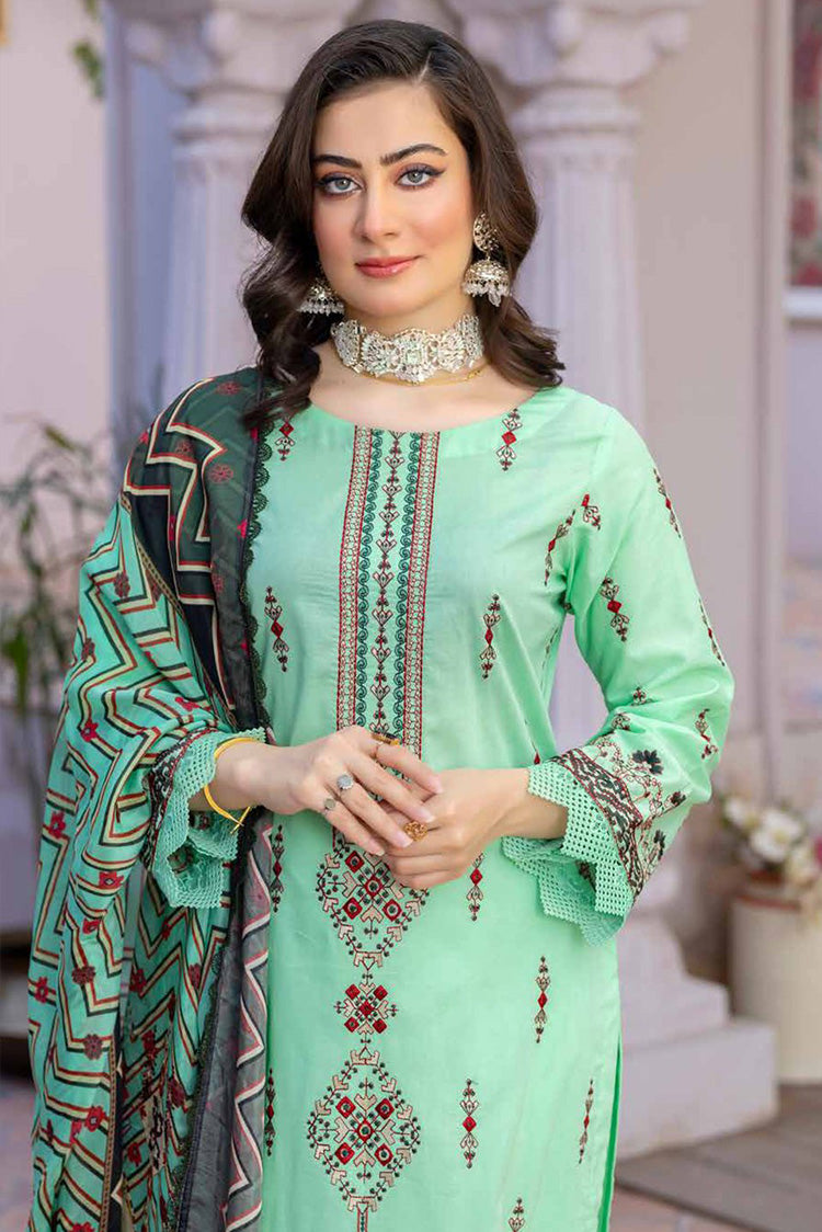 Picture of Banafsheh - BNR 174 Riwayat Khas Luxury Lawn Collection Vol 2 - Available at Raja Sahib