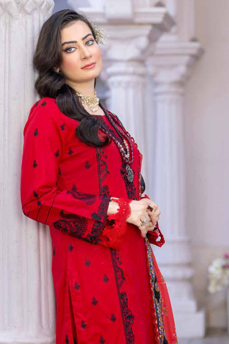 Picture of Banafsheh - BNR 177 Riwayat Khas Luxury Lawn Collection Vol 2 - Available at Raja Sahib