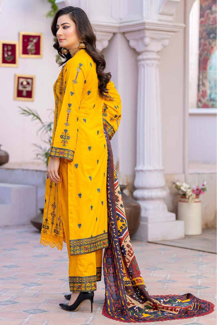 Picture of Banafsheh - BNR 180 Riwayat Khas Luxury Lawn Collection Vol 2 - Available at Raja Sahib