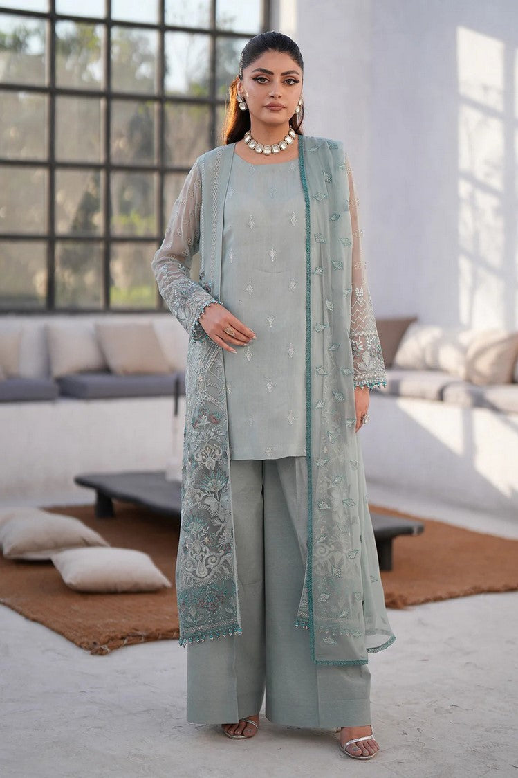 Picture of Flossie - K 1507 IZARA Kuch Khaas Embroidered Chiffon Collection Vol 15 - Available at Raja Sahib