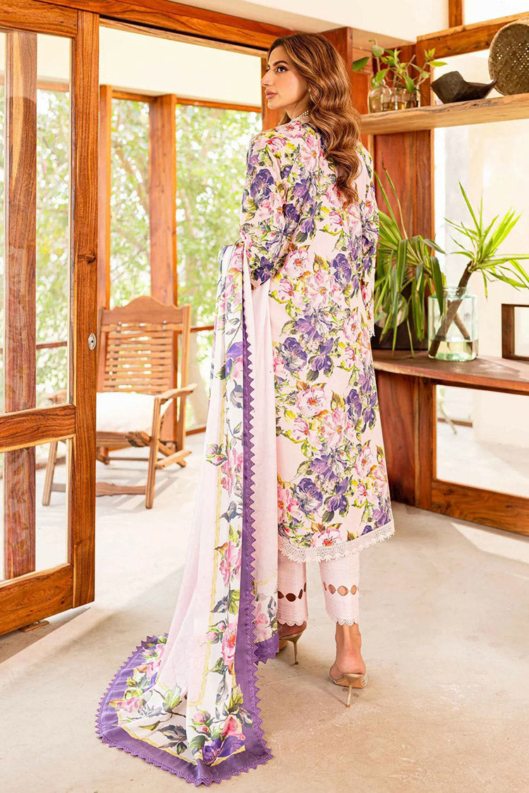 Picture of Sablevogue - SSC-07-24 Pink Gardenia Shiree Embroidered Lawn Collection - Available at Raja Sahib