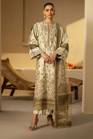 MS24 636 Wood Ash Nadya Eid ul Azha Luxury Lawn Collection Chapter 1