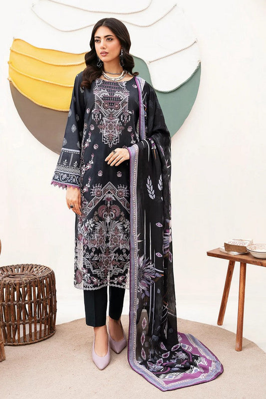 Picture of Ramsha - Z 1102 Mashaal Luxury Lawn Collection Vol 11 - Available at Raja Sahib