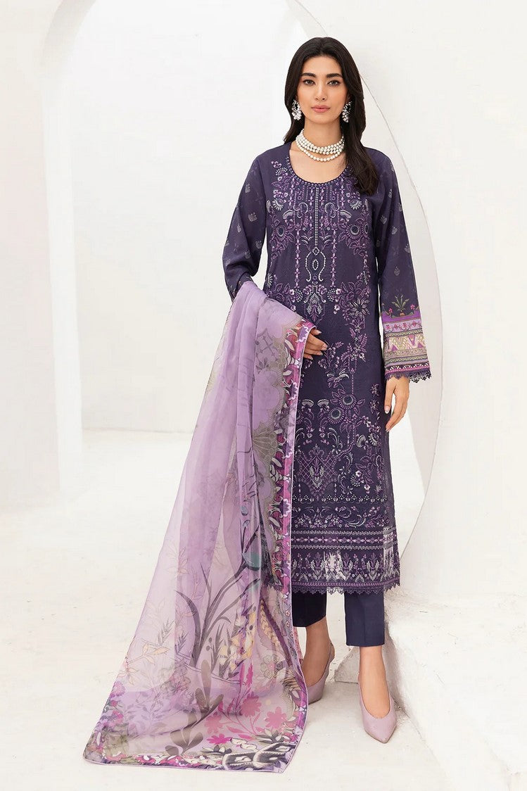 Picture of Ramsha - Z 1105 Mashaal Luxury Lawn Collection Vol 11 - Available at Raja Sahib