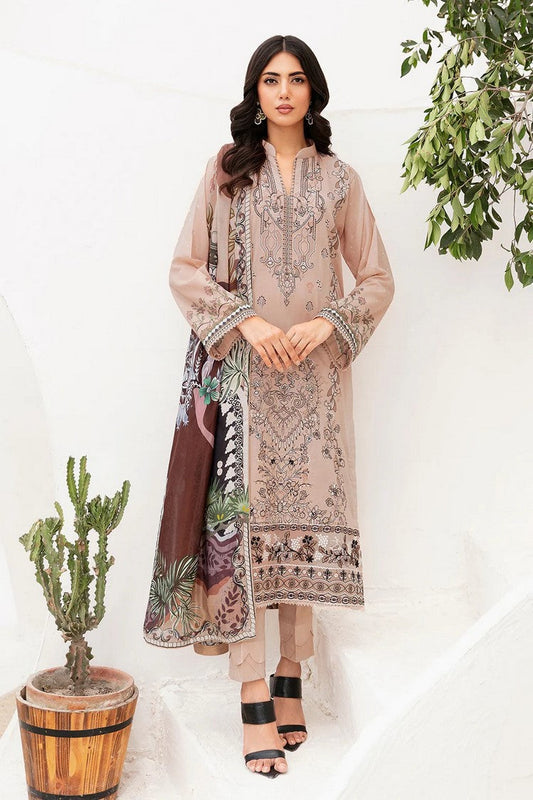 Picture of Ramsha - Z 1106 Mashaal Luxury Lawn Collection Vol 11 - Available at Raja Sahib