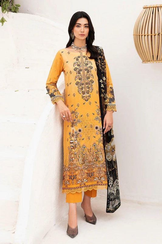 Picture of Ramsha - Z 1111 Mashaal Luxury Lawn Collection Vol 11 - Available at Raja Sahib