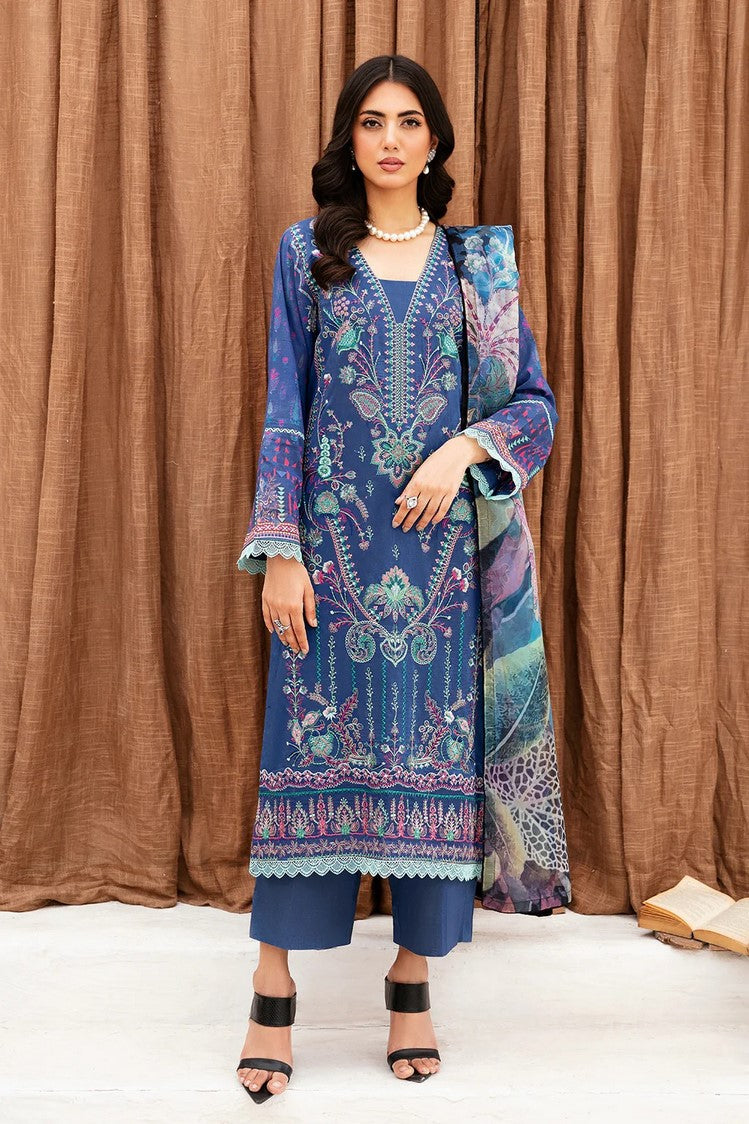 Picture of Ramsha - Z 1112 Mashaal Luxury Lawn Collection Vol 11 - Available at Raja Sahib