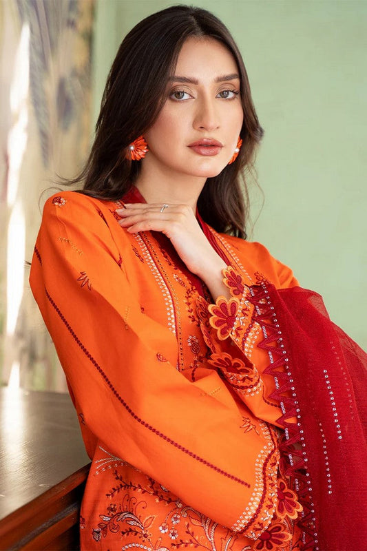 Picture of Azu - 05 Nahal Ravena Luxury Lawn Collection - Available at Raja Sahib