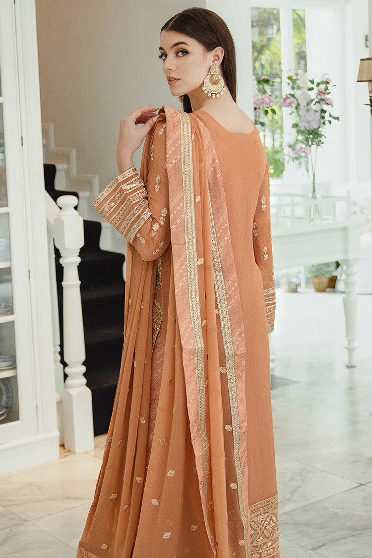 Picture of Freesia - SW23 505 Rosy Brown Parisa Ariya Chiffon De Luxe - Available at Raja Sahib