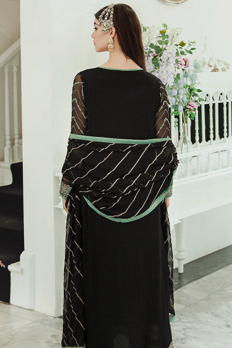 Picture of Freesia - SW23 507 Black Iman Ariya Chiffon De Luxe - Available at Raja Sahib