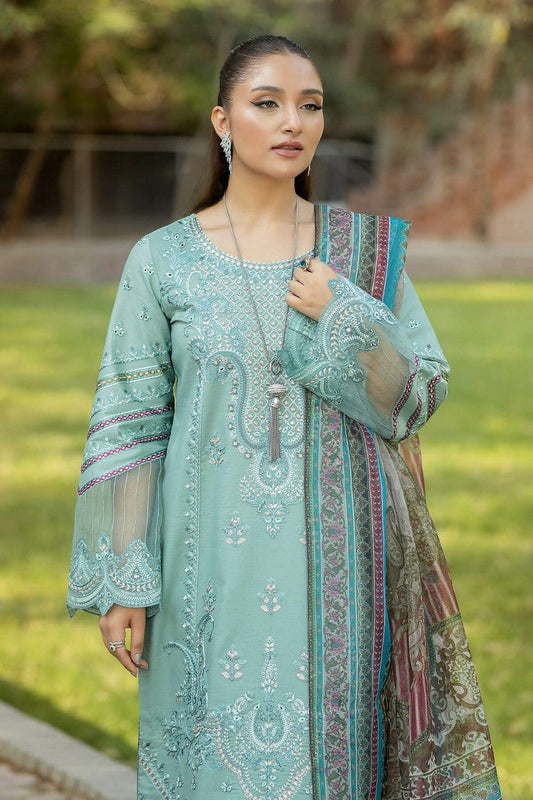 Picture of Serene - SL 73 Zaib Subah E Roshan Luxury Lawn Collection - Available at Raja Sahib