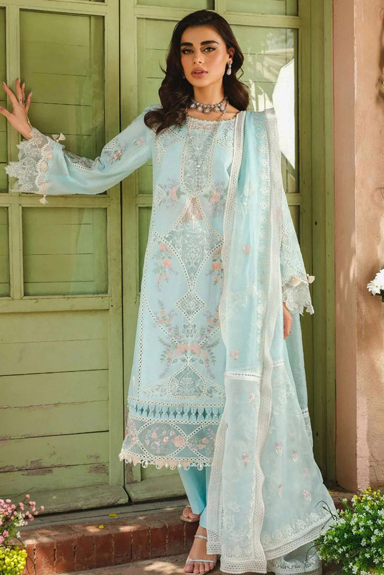 Picture of Paras - PR 02 Bluebell  La Gardenia Luxury Eid Lawn Collection - Available at Raja Sahib