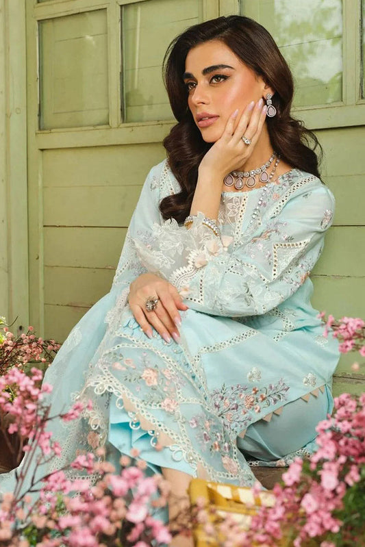 Picture of Paras - PR 02 Bluebell  La Gardenia Luxury Eid Lawn Collection - Available at Raja Sahib