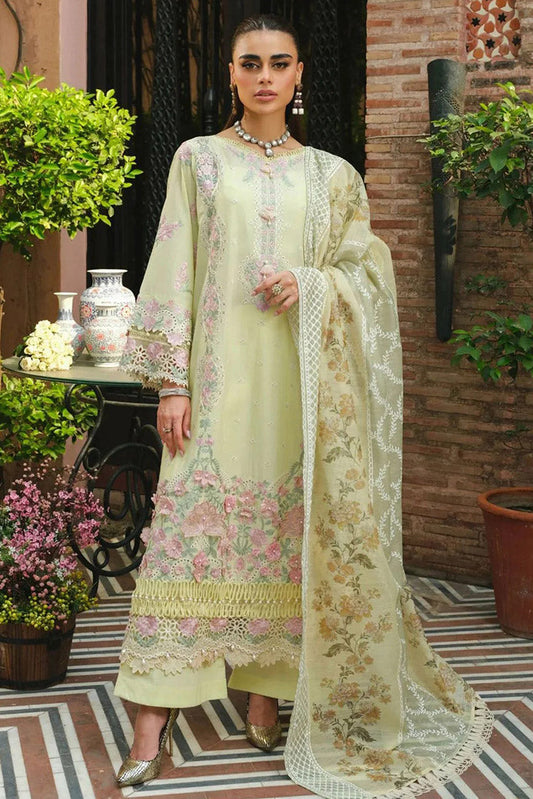 Picture of Paras - PR 04 Daffodil Dew La Gardenia Luxury Eid Lawn Collection - Available at Raja Sahib