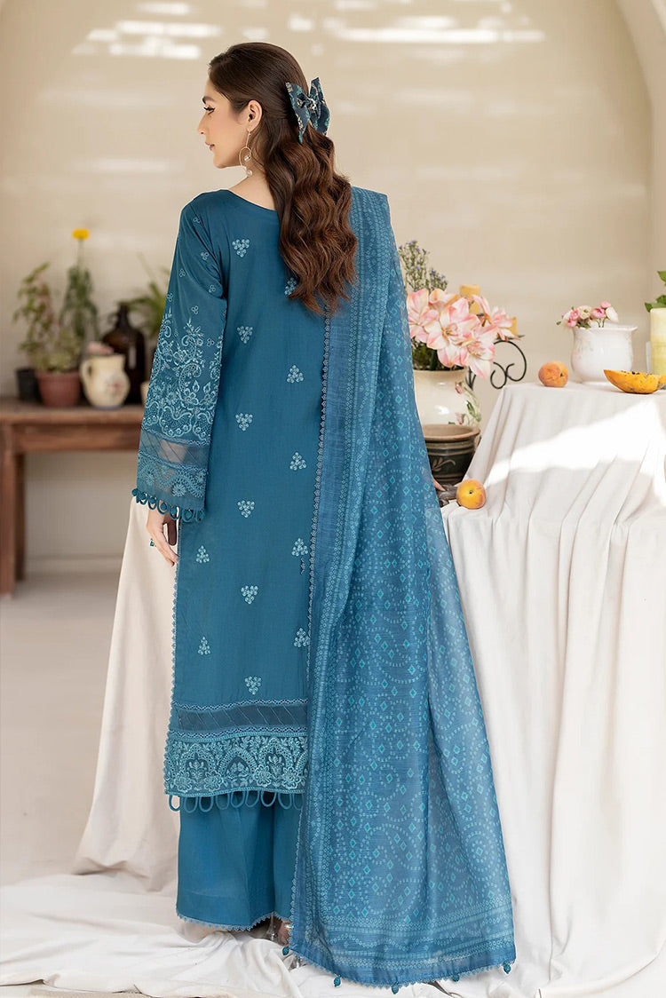 Picture of House of Nawab - 10 QARIN Zora Luxury Lawn Collection - Available at Raja Sahib