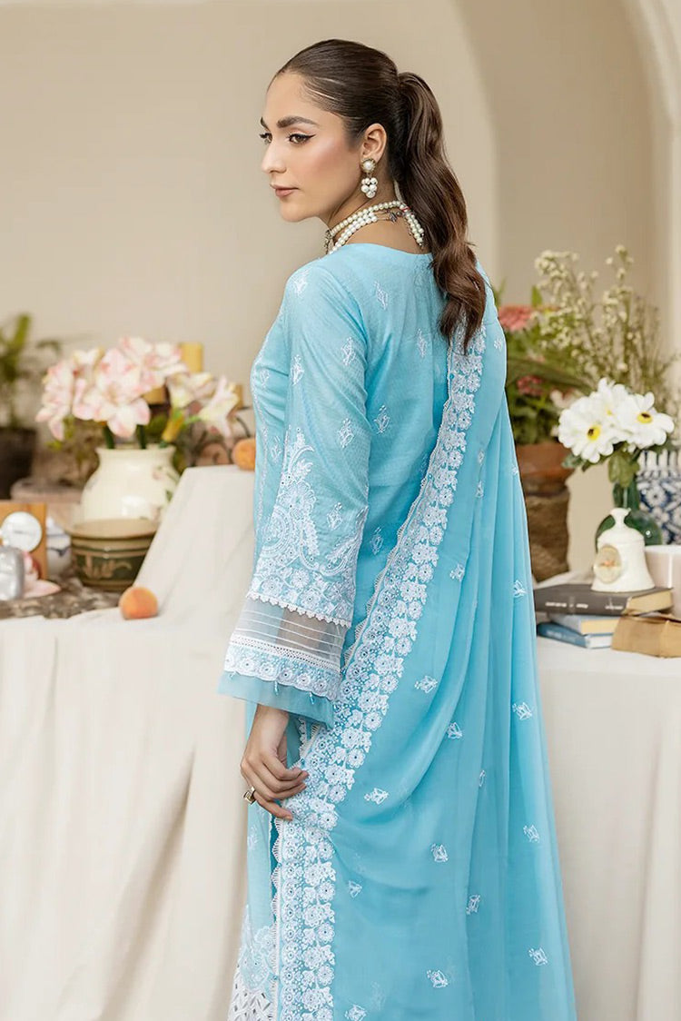 Picture of House of Nawab - 04 QAILAH Zora Luxury Lawn Collection - Available at Raja Sahib