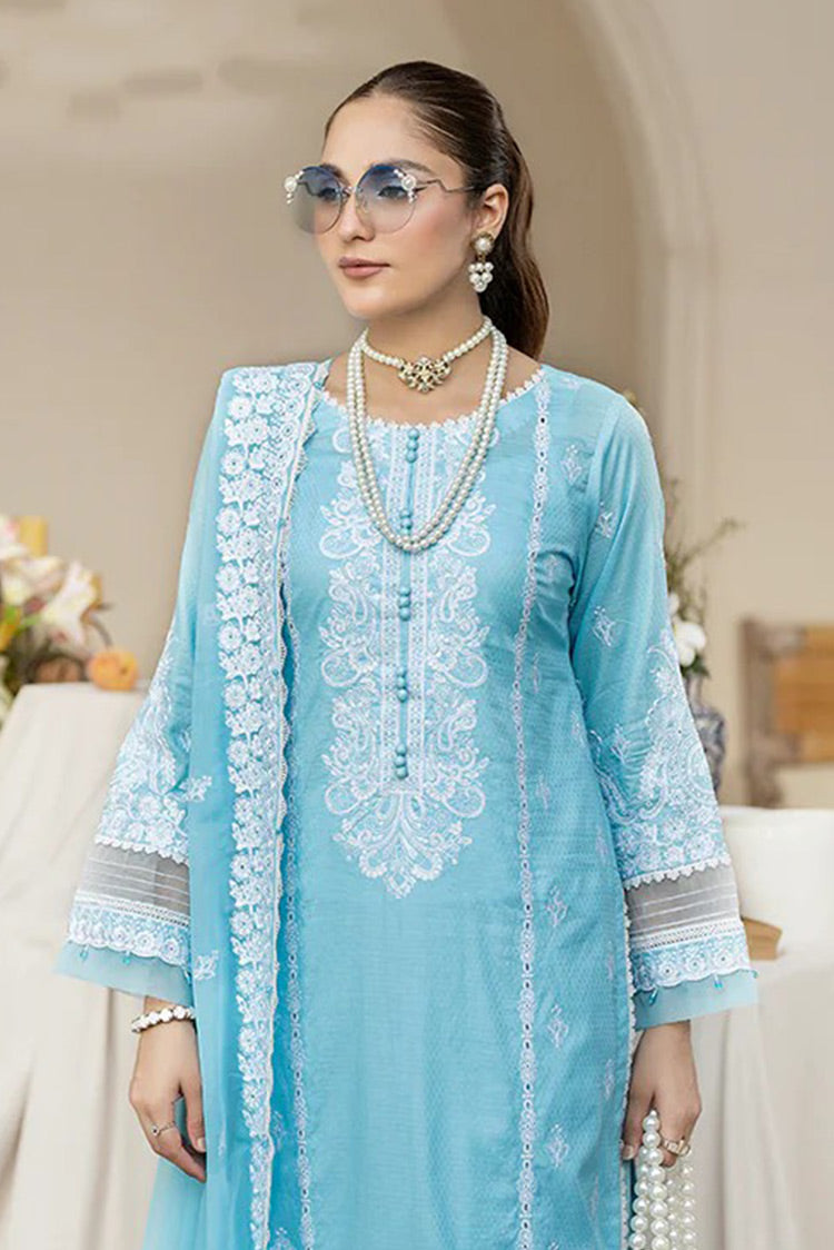 Picture of House of Nawab - 04 QAILAH Zora Luxury Lawn Collection - Available at Raja Sahib