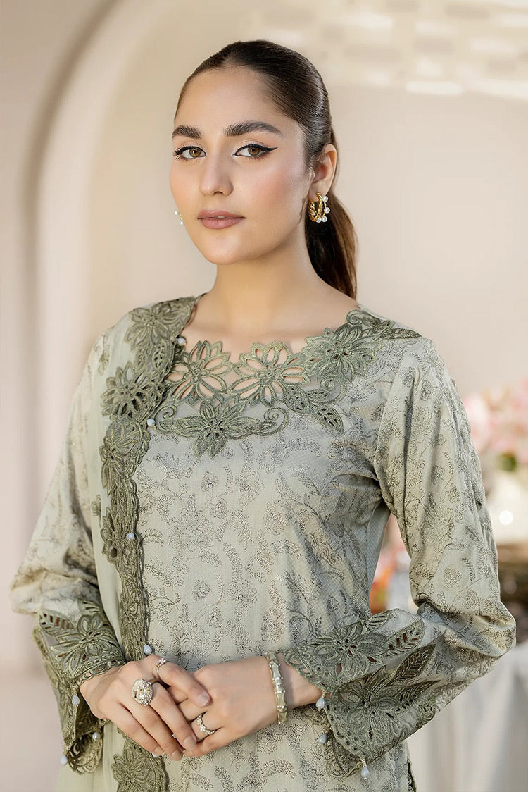 Picture of House of Nawab - 07 FADAH Zora Luxury Lawn Collection - Available at Raja Sahib