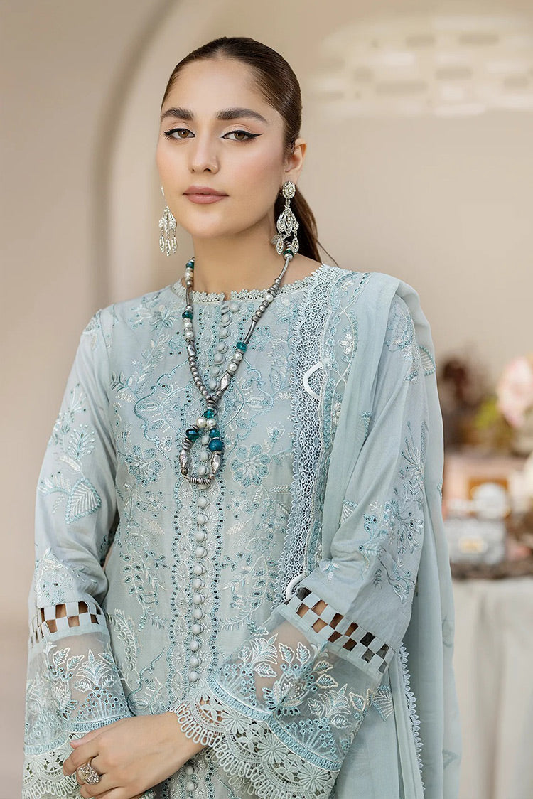 Picture of House of Nawab - 09 QAIS Zora Luxury Lawn Collection - Available at Raja Sahib