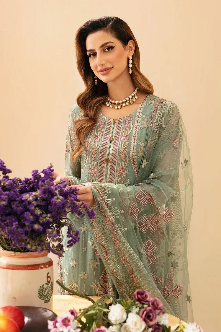 Picture of Ramsha - A 901 Chevron Embroidered Chiffon Collection Vol 9 - Available at Raja Sahib