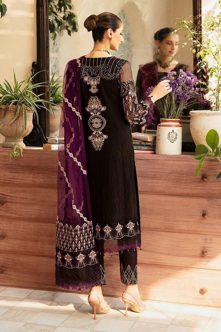 Picture of Ramsha - A 905 Chevron Embroidered Chiffon Collection Vol 9 - Available at Raja Sahib