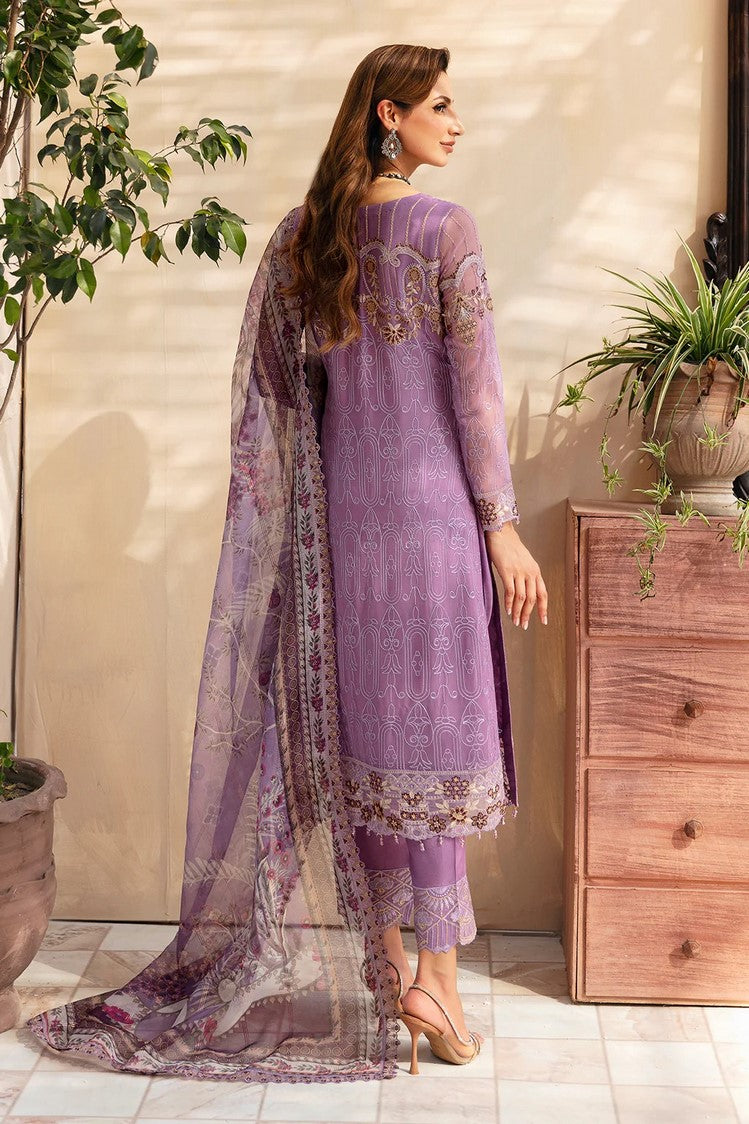 Picture of Ramsha - A 906 Chevron Embroidered Chiffon Collection Vol 9 - Available at Raja Sahib