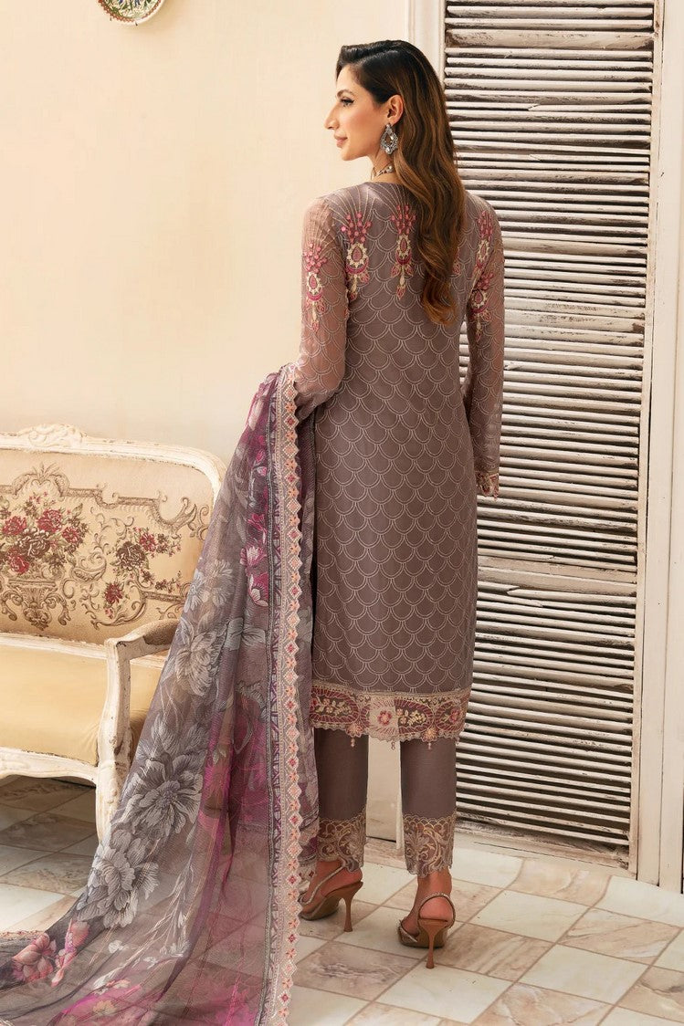 Picture of Ramsha - A 908 Chevron Embroidered Chiffon Collection Vol 9 - Available at Raja Sahib