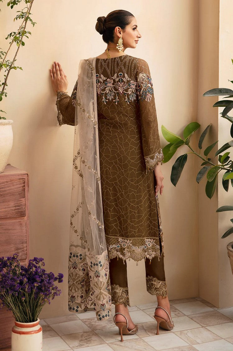 Picture of Ramsha - A 910 Chevron Embroidered Chiffon Collection Vol 9 - Available at Raja Sahib