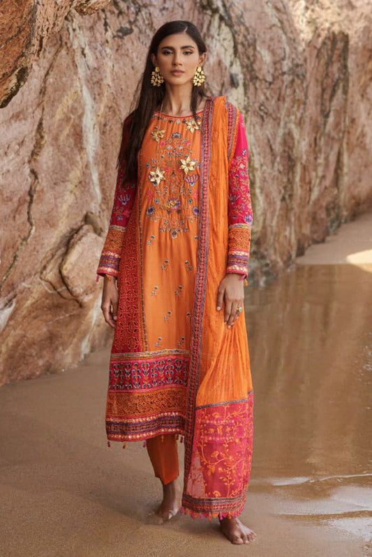 Picture of Zebtan - ZL-05 Luxury Lawn Collection Vol 2 - Available at Raja Sahib