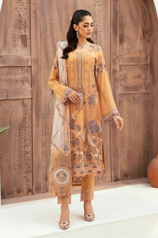 Picture of Ramsha - F 2603 Embroidered Chiffon Collection Vol 26 - Available at Raja Sahib