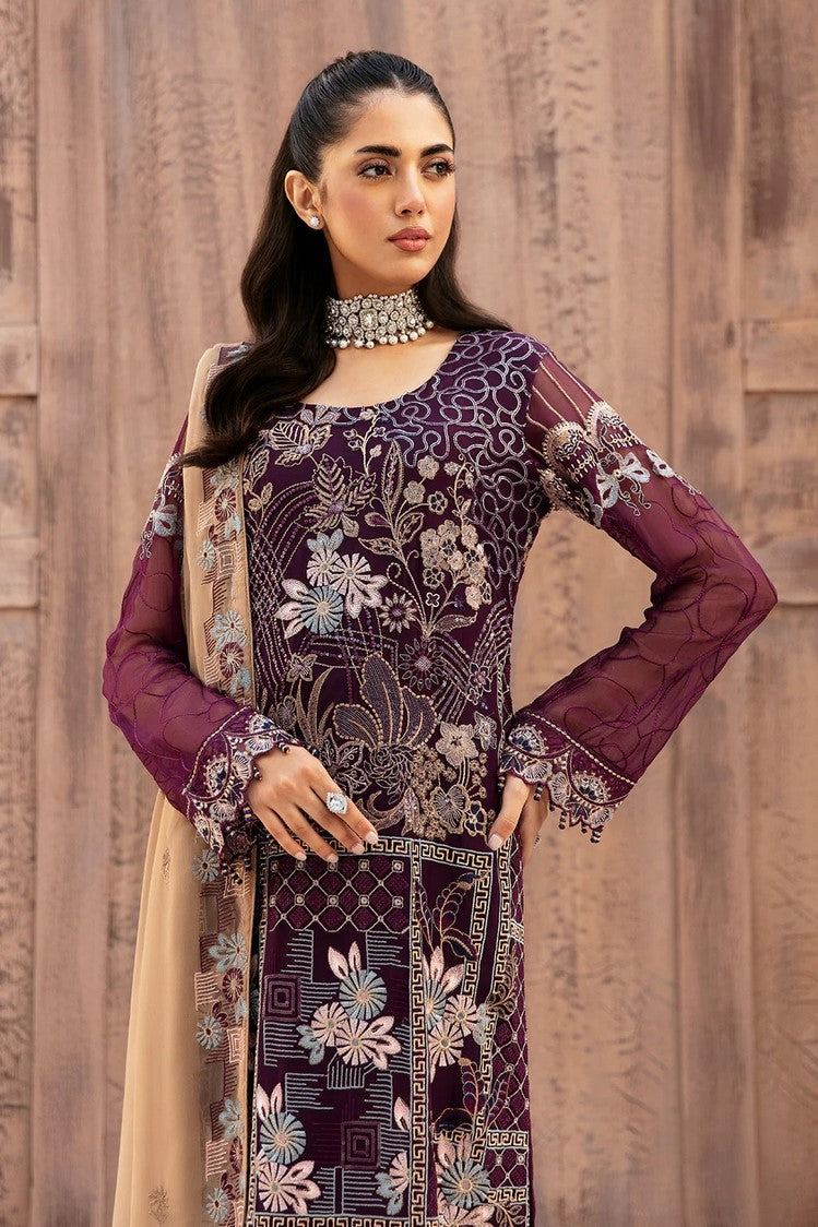 Picture of Ramsha - F 2608 Embroidered Chiffon Collection Vol 26 - Available at Raja Sahib