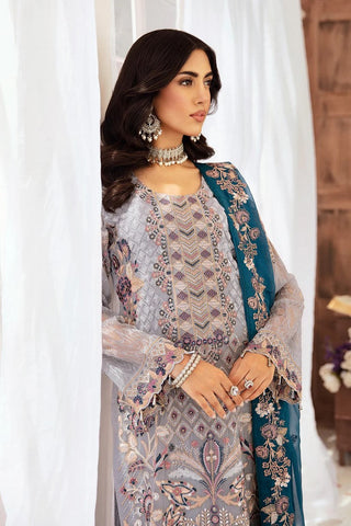 Picture of Ramsha - F 2609 Embroidered Chiffon Collection Vol 26 - Available at Raja Sahib