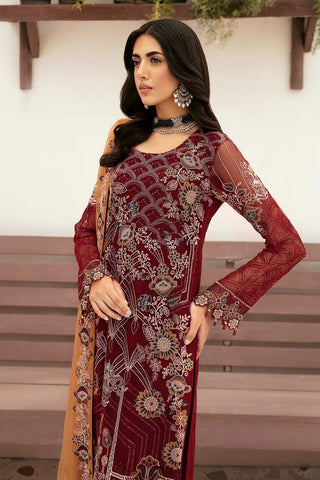 Picture of Ramsha - F 2612 Embroidered Chiffon Collection Vol 26 - Available at Raja Sahib