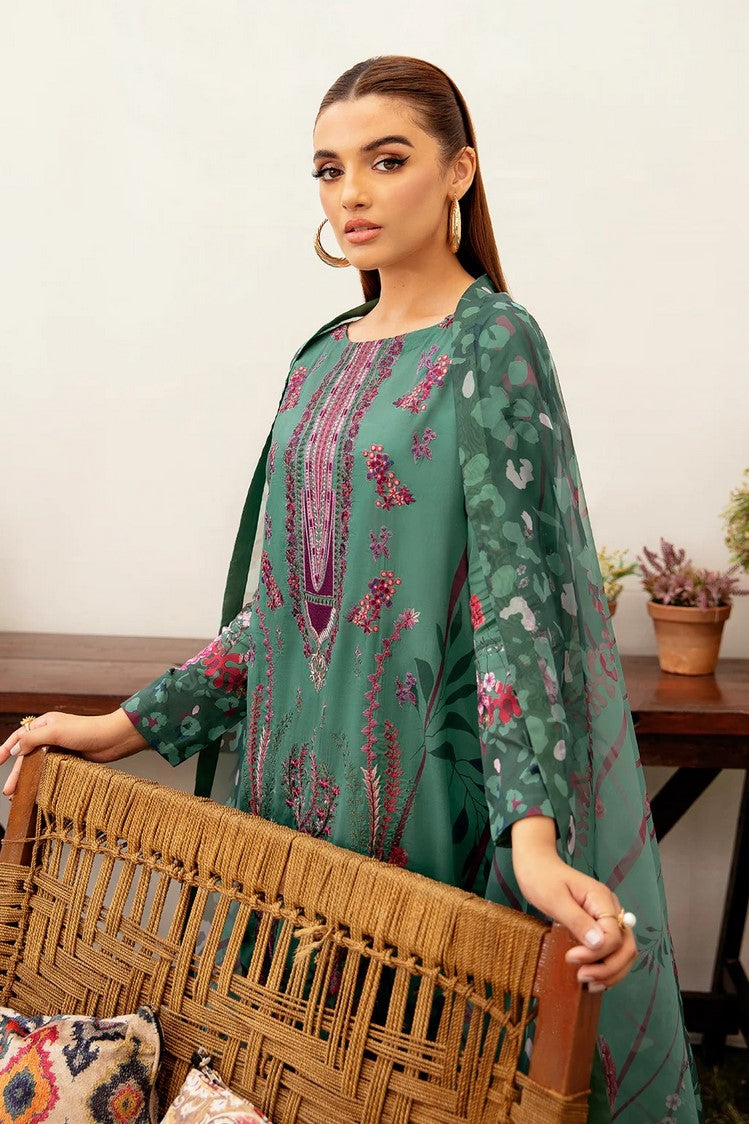 Picture of Ramsha -L 1202 Mashaal Luxury Lawn Collection Vol 12 - Available at Raja Sahib