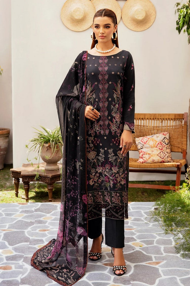 Picture of Ramsha -L 1205 Mashaal Luxury Lawn Collection Vol 12 - Available at Raja Sahib