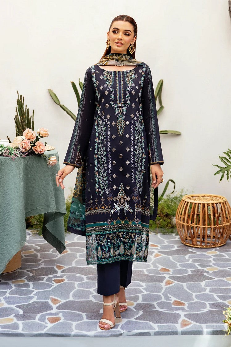 Picture of Ramsha -L 1207 Mashaal Luxury Lawn Collection Vol 12 - Available at Raja Sahib